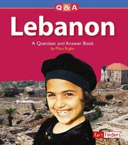 Cover of: Lebanon: A Question and Answer Book (Fact Finders)