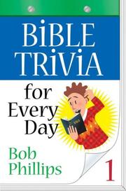 Cover of: Bible Trivia for Every Day