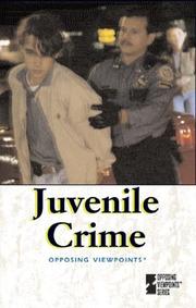 Cover of: Juvenile Crime