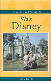 Cover of: Inventors and Creators - Walt Disney (Inventors and Creators) by Don Nardo