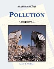 Cover of: Pollution