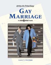 Cover of: Gay Marriage