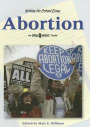 Cover of: Abortion by Mary E. Williams