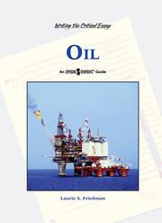 Cover of: Oil (Writing the Critical Essay: An Opposing Viewpoints Guide)