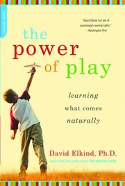 Cover of: The Power of Play by David Elkind