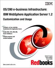 Cover of: Os/390 E-Business Infrastructure: IBM Websphere Application Server 1.2 Customization and Usage