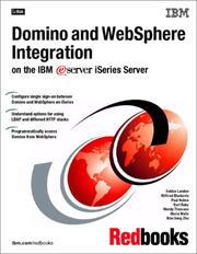 Cover of: Domino and Websphere Integration on the IBM Iseries Server