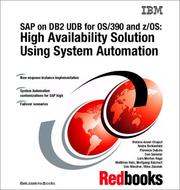 Cover of: Sap on DB2 Udb for Os/390 and Z/OS: High Availability Solution Using System Automation