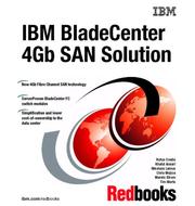 Cover of: IBM Bladecenter 4gb San Solution