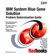 Cover of: IBM System Blue Gene Solution Problem Determination Guide