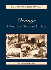Cover of: Orange, NJ Postcards by Don Dorflinger, Marietta Dorflinger