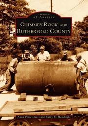 Cover of: Chimney Rock and Rutherford County  (NC)  (Images of America) | Anita Davis