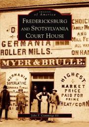 Cover of: Fredericksburg and  Spotsylvania Courthouse   (VA)