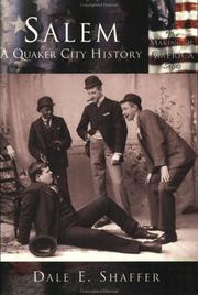 Cover of: Salem: A Quaker City History  (OH)   (Making of America)