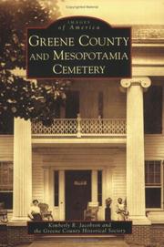 Greene County and Mesopotamia Cemetery by Kimberly R. Jacobson, Greene County Historical Society