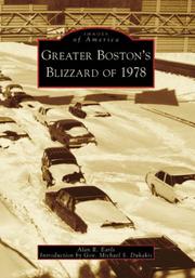 Cover of: Greater Boston's Blizzard of 1978 by Alan R. Earls
