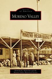 Cover of: Moreno Valley (Images of America: California) by Kenneth M. Holtzclaw, Moreno Valley Historical Society
