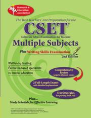 The Best Teachers' Test Prep for the CSET Multiple Subjects plus Writing Skills by Michelle, Ph.D. DenBeste
