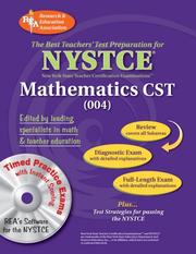 Cover of: NYSTCE Mathematics: Content Specialty Test (004) (Nystce (New York State Teacher Certification Exams))