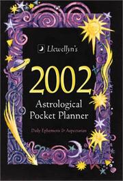 Cover of: Llewellyn's 2002 Astrological Pocket Planner by Llewellyn Publications