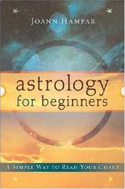 Cover of: Astrology for Beginners by Joann Hampar