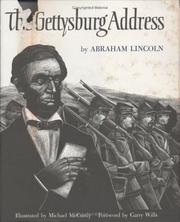 Cover of: The Gettysburg address by Abraham Lincoln