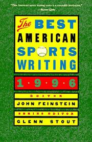 Cover of: The Best American Sports Writing 1996 (Best American Sports Writing)