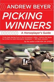 Cover of: Picking Winners by Andrew Beyer