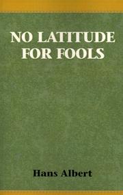 Cover of: No Latitude for Fools