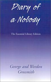 Cover of: Diary of a Nobody (Essential Libary Edition) by George Grossmith, Charles Pooter, Weedon Grossmith