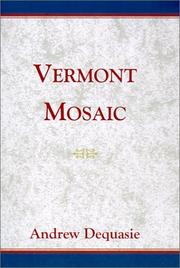 Cover of: Vermont Mosaic by Andrew Dequasie