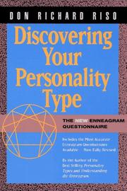 Cover of: Discovering Your Personality Type by Don Richard Riso