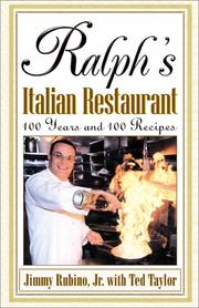 Cover of: Ralph's Italian Restaurant, 100 Years and 100 Recipes