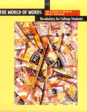Cover of: The World of Words by Margaret Ann Richek