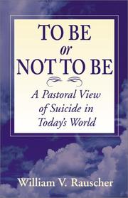 Cover of: To Be Or Not To Be