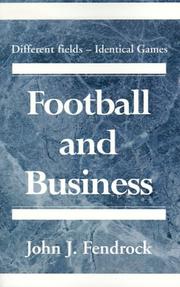 Cover of: Football and Business