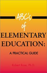 Cover of: ABC's of ELEMENTARY EDUCATION: