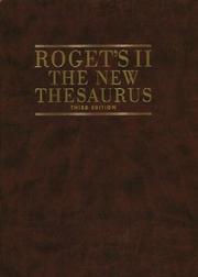 Cover of: Roget's II: the new thesaurus