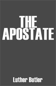 Cover of: The Apostate