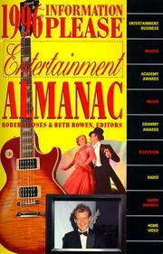Cover of: The 1996 Information Please(R) Entertainment Almanac by Robert W. Harris