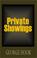 Cover of: Private Showings