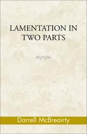 Cover of: Lamentation in Two Parts