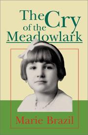 Book cover: The Cry of the Meadowlark | Marie Brazil