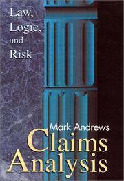 Cover of: Claims Analysis by Mark Andrews