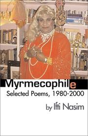Cover of: Myrmecophile by Ifti Nasim