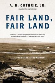 Cover of: Fair Land, Fair Land