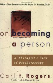 Cover of: On Becoming a Person by Carl Rogers