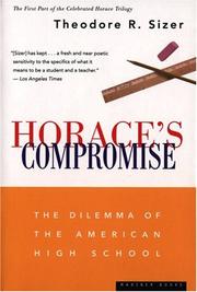 Cover of: Horace's Compromise (Study of High Schools, 1st)