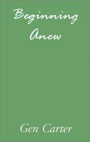 Cover of: Beginning Anew