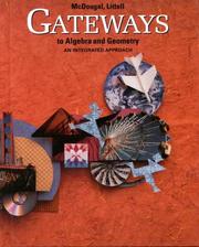 Cover of: Gateways to Algebra and Geometry